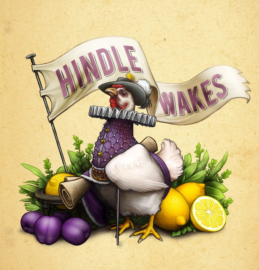 Atria chicken, print ad illustration, hindle wakes recipe