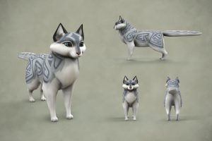 Pocket Paws, mobile game, 3D character, lynx