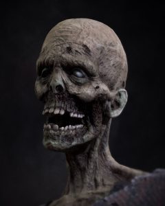 Past Fate, 3D zombie character, headshot